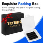 TRYMAG Small Neodymium Magnets, 280Pcs Black