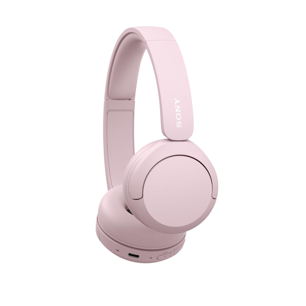Sony WH-CH520 Wireless On-Ear Bluetooth Headphones with Microphone, Pink