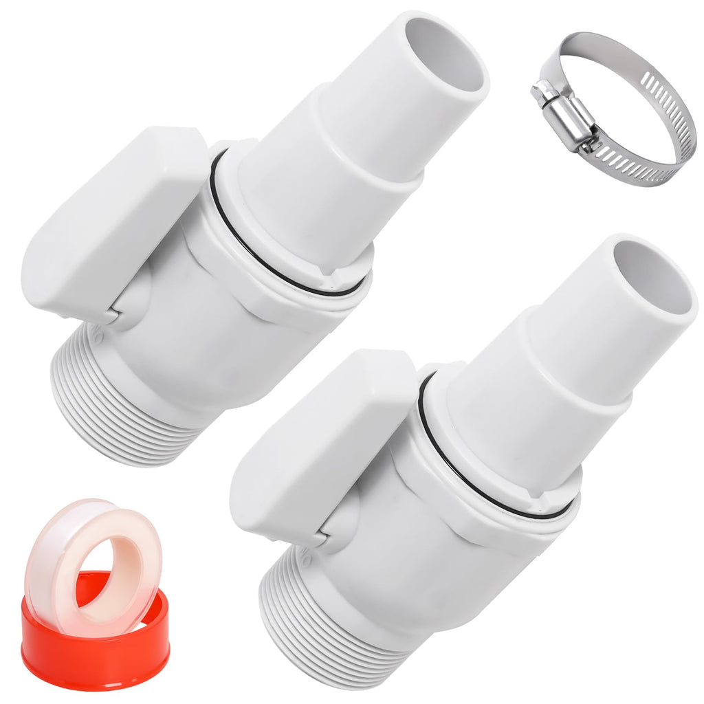 𝐔𝐩𝐠𝐫𝐚𝐝𝐞 Replacement Compatible with Hayward SP0729 Econoline 2-Way Ball Valve, 1.5" MIP x 1.5” - 1.25”, Maximum 50 Psi Pressure Rating