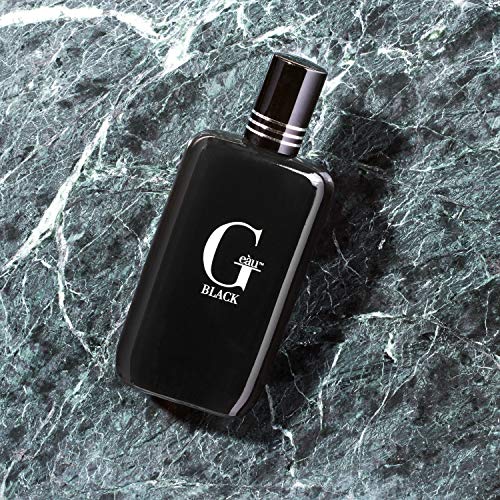 PB ParfumsBelcam G e��u Black Eau De Toilette Spray for Men ��� 100 mL Affordable, Long-Lasting Fresh Aquatic Fragrance & Spicy Aquatic Scent with Sandalwood & Patchouli for Day & Night Use