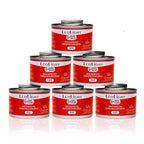 6 Pack Chafing Fuel 6 Hour Burn – Odorless, Smokeless & Spill-Proof Wick, 7oz Food Warmer Fuel for Chafing Dish Buffet Set & Catering Use, LeoLight