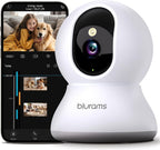 blurams Security Camera, 2K Indoor Camera 360° Pet Camera for Home Security