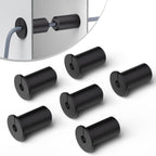 6 Pack Starlink Wall Grommets - 3/4 Inch Rubber Bushing Grommet for Starlink Dishy Ethernet Cable - 19mm Hole - Waterproof Cable Routing Kit - Black