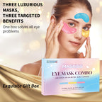 Maskiss Under Eye Patches (24 Pairs), Easter Gifts for Her, 3 Colors Eye Masks Gift Set for Dark Circles Puffy Eyes, Undereye Bags and Wrinkles, Vegan Skin Care Gifts for Teen Girls