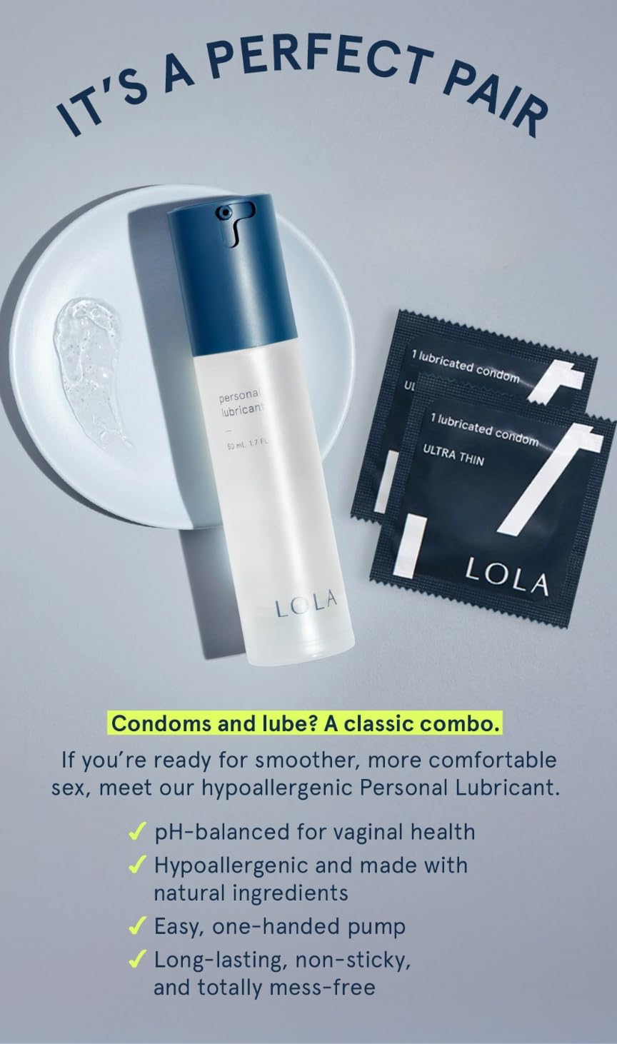 LOLA Water-Based Personal Lubricant, Unscented