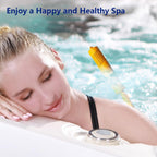 Joepoe SPA Mineral Stick, Hot Tub Stick with 4 Months Lifetime Universal for Hot Tub & Pool, Spa Mineral Cartridge Keeps Water Crystal Clear (Yellow,2-Pack)