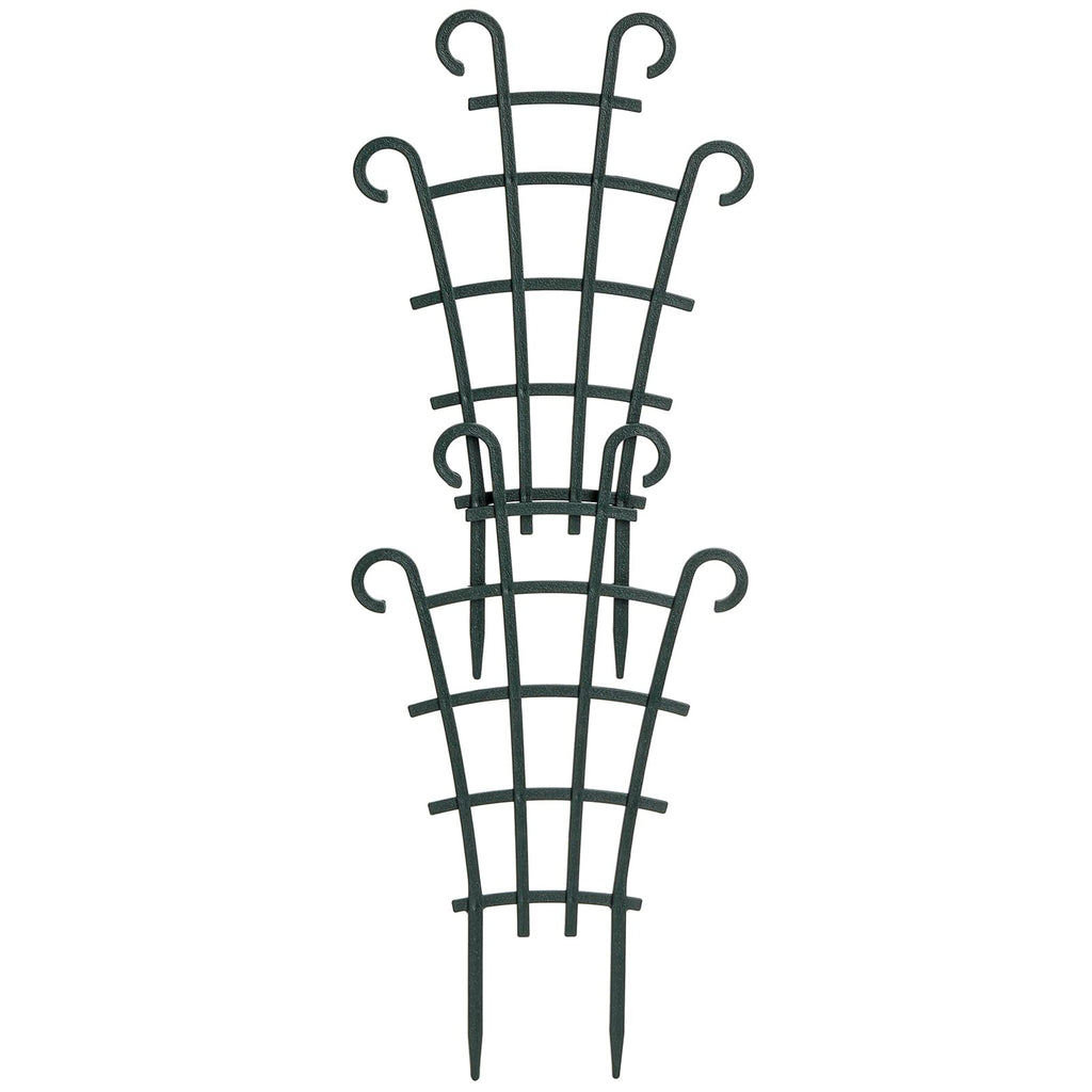 ZEAYEA 24 Pack Trellis for Potted Plants, Plastic Small Trellis for Pot, Mini Climbing Trellis Flower Pots Support for Potted Climbing Plants Vines