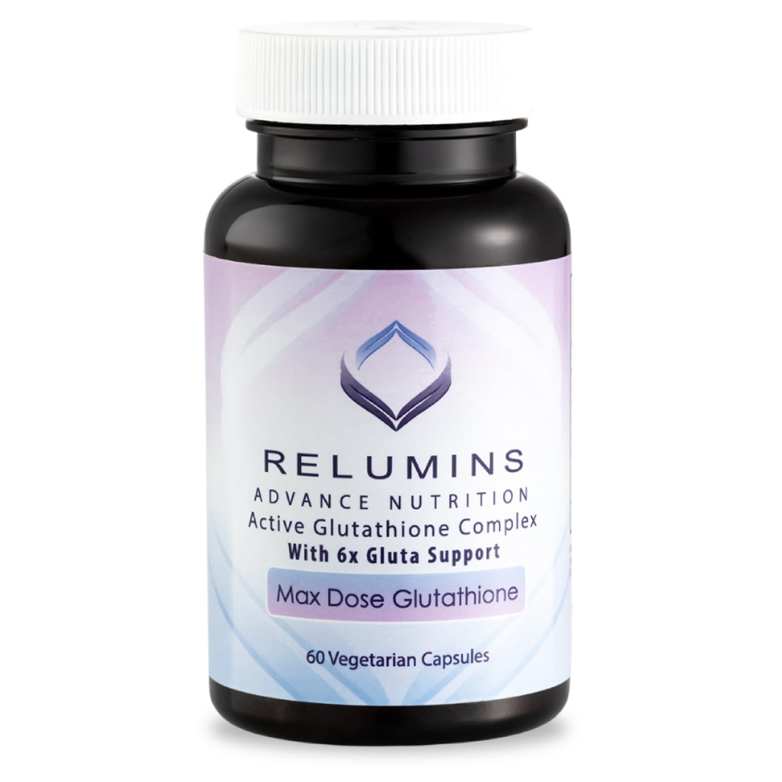 Relumins Advance White Active Glutathione Complex - Max Dose 900mg Glutathione with 6X Boosters, ALA & NAC - Summer Glow Wellness Anti-Aging Skin Supplement - 60 Capsules (30 Servings)