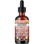 Nutralis Black Walnut Wormwood Drops, Botanical Wellness Blend, 2 fl oz