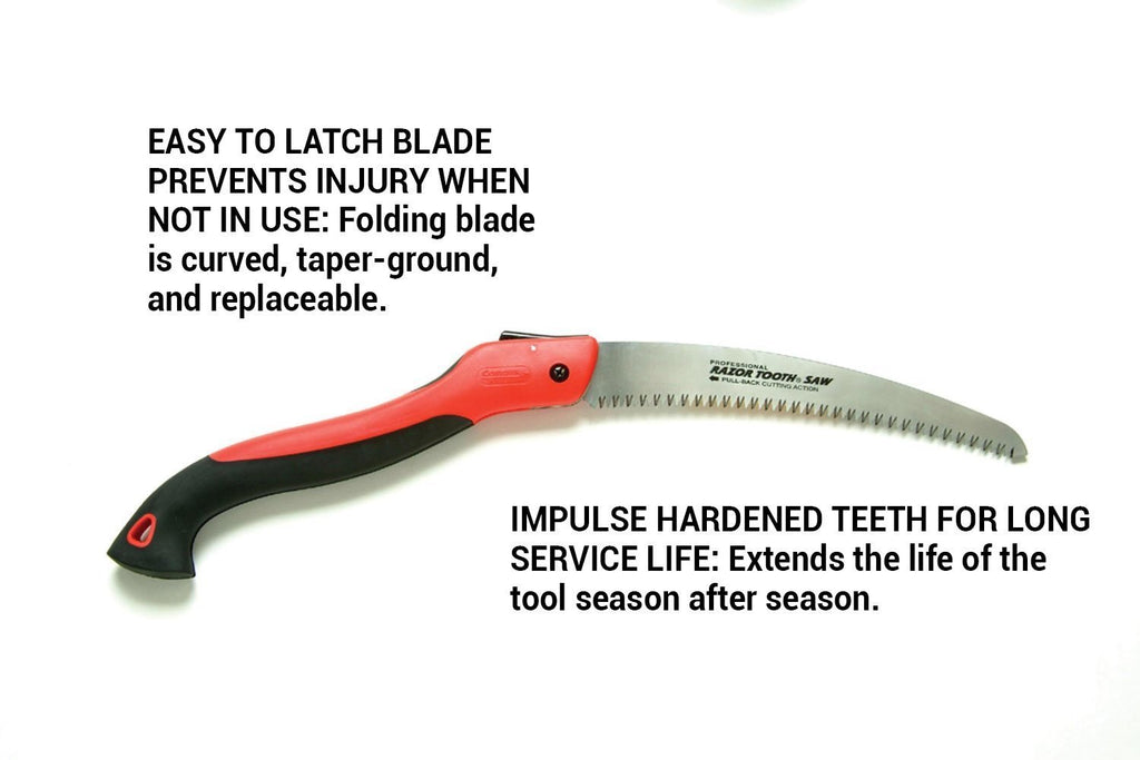 Corona RS 7245 Razor Tooth Folding Saw, 7-Inch Curved Blade, Steel