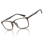 BLUEMOKY Blue Light Reading Glasses for Men，Sport Square Frame Readers, Anti Glare Computer Glasses