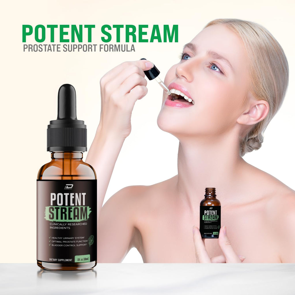 Indelo Potent Stream Drops for Health - Potent Stream Supplement, Maximum Strength Potent Streame Droppers, 2024 New Improved Formulation, (2 Pack - 2 Month Supply)