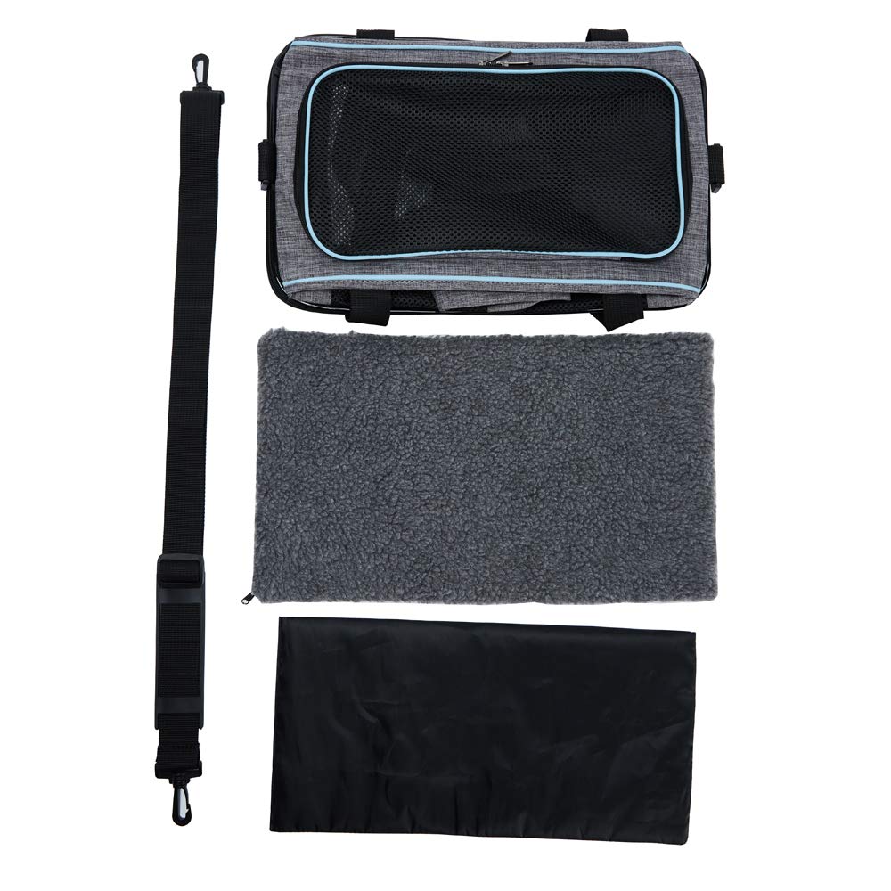 Vceoa 17.5"x11"x11" Pet Carrier for Cats
