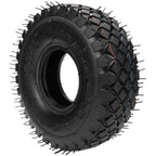 FVRITO Set of Two 4.10/3.50-4 4.10-4 410-4 Tire and Inner Tube with Bent Valve Stem Replacement for Lawn Mower Hand Truck Wheelbarrow Trailers Dollies Wagon Snowblower Compressor Generator Go kart