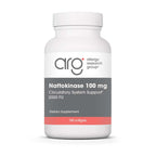 Allergy Research Group ARG Nattokinase 100 mg - Supplement to Support Healthy Circulation - Delivers 100 mg Nattokinase NSK-SD from Fermented Soybeans per Serving - 180 Servings - 180 Capsules