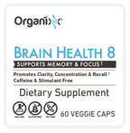Organixx Ageless Brain Powerful Brain Health Supplement to Support Brain Function, Clarity, Focus, Re-Energize Brain Cells, Helps Promote a Balanced Mood, Gluten Free, Non GMO, 60 Vegetarian Capsules