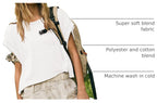 Kumufenc Women Short Sleeve Workout Shirts Open Back Tops Casual Yoga Y2k Athletic Gym Slouchy Crop Running Tees(White,S), Small