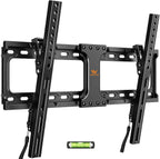 IWORKBOARD 55 65 75 85 inch Tilting TV Wall Mount for 32-90 '' TVs, Low Profile TV Mount Bracket, Safe Lock & Quick Release,Max VESA 600x400mm, 24 inch Studs,132 lbs, Fit Most 55+ 75+ 85+ 86 TVs