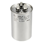 QYCKFIXR AC Capacitor 50+5 uF 50/5 MFD ±6% 370V/440VAC CBB65 Dual Run Circular Start Capacitor for Heat Pump Air Conditioner，Ten Years of Coverage
