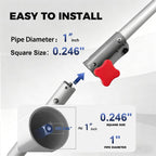 Upgraded Edger Lawn Tool 9" 2T Cutting Blade Lawn Edger Attachment up to 2.2" Depth Adjustable Widely Compatible