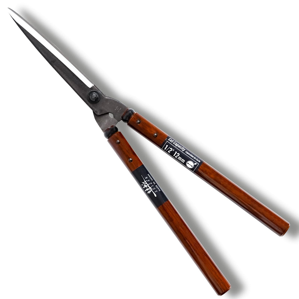 SUIZAN Hedge Shears 22.6" - Japanese Garden Clippers for Precise Trimming