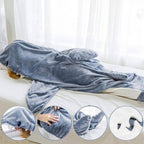 inkArts Shark Blanket Hoodie - Adult Shark Sleeping Bag & Cozy Flannel Hoodie