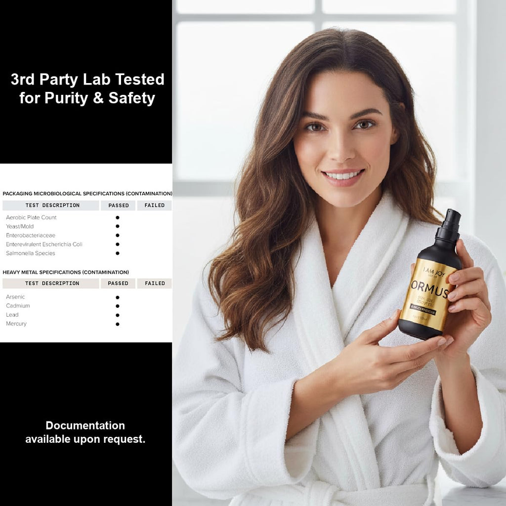 I Am Joy Co. Ormus Gold Oil Monoatomic | Supports Deeper Thought, Intuitive Awareness & Dream Clarity | Rich with Minerals, Platinum, Iridium | Non-Chemical Extraction | 4oz