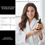 I Am Joy Co. Ormus Gold Oil Monoatomic | Supports Deeper Thought, Intuitive Awareness & Dream Clarity | Rich with Minerals, Platinum, Iridium | Non-Chemical Extraction | 4oz