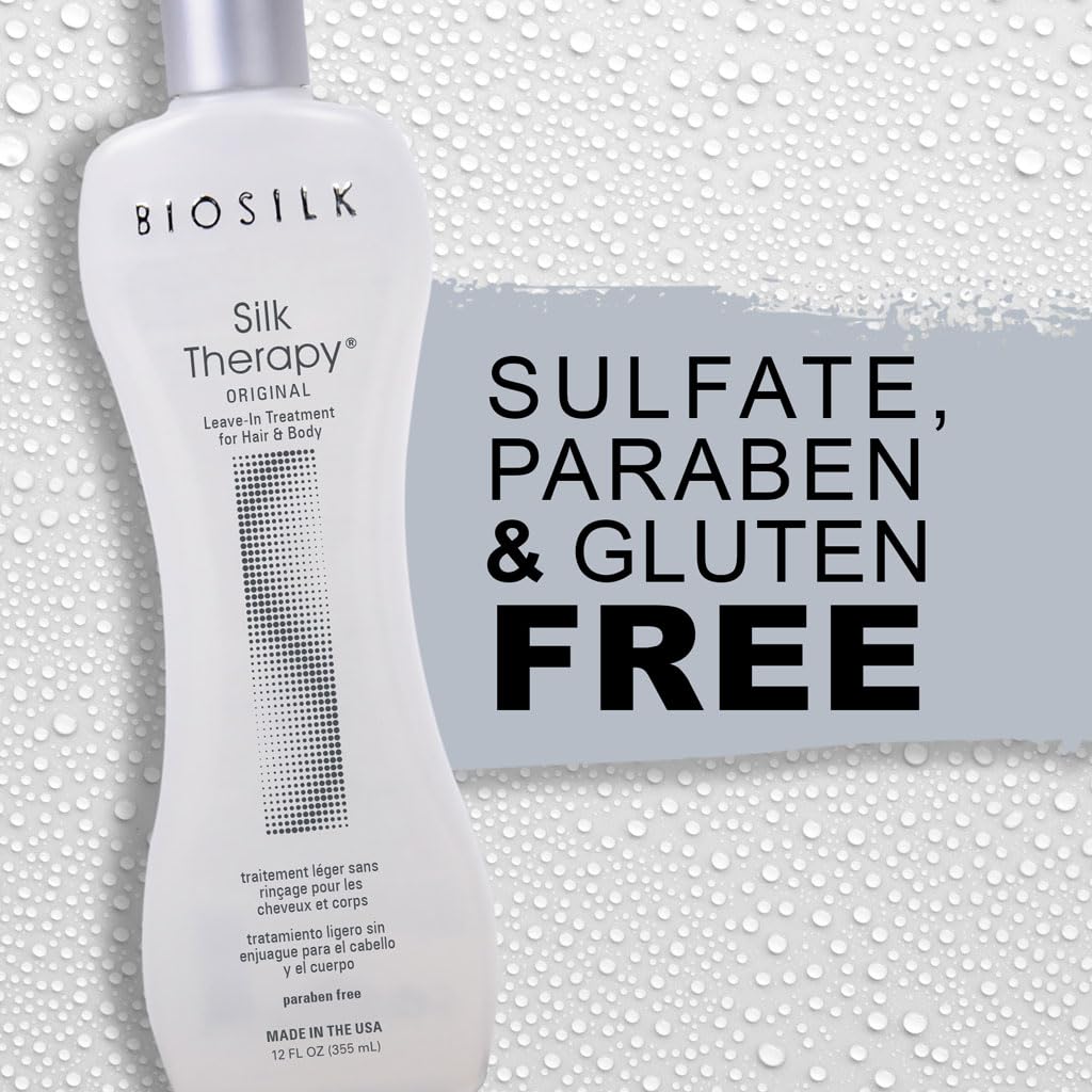 BioSilk Silk Therapy Original, Leave-In Hair Treatment, 12 Oz