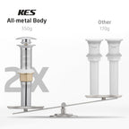 KES Bathroom Sink Drain with Strainer Basket Hair Catcher Anti Clog Pop Up Drain Stopper Vanity Vessel Sink Without Overflow, Polished Chrome S2013D-CH