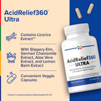 Stop Aging Now - Acid Relief Supplement - 60 Vegetable Capsules - with Probiotic Support