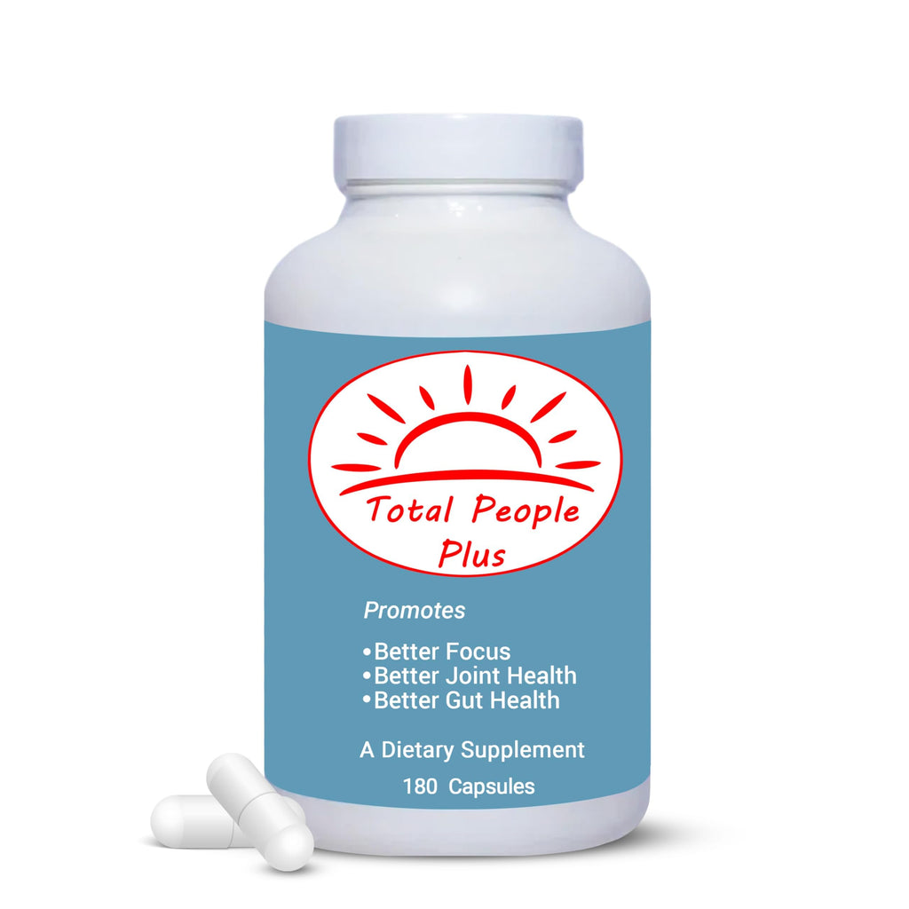 Total People Plus - Multivitamin & Minerals for Adults - Dietary Supplements Rich in Major Minerals with Mix of Vitamins A, D, and E - Boosts Energy and Vitality - 180 Capsules