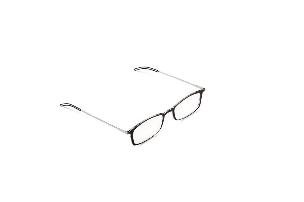 ThinOptics Unisex Adult Glasses Reading, Regular Case / Rectangle Black, 2.00 US