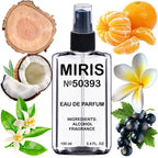 MIRIS No. 50393, Inspired by Surmonter, Long-Lasting Unisex Eau de Parfum for Women & Men, Spray 3.4 Fl Oz / 100 ml