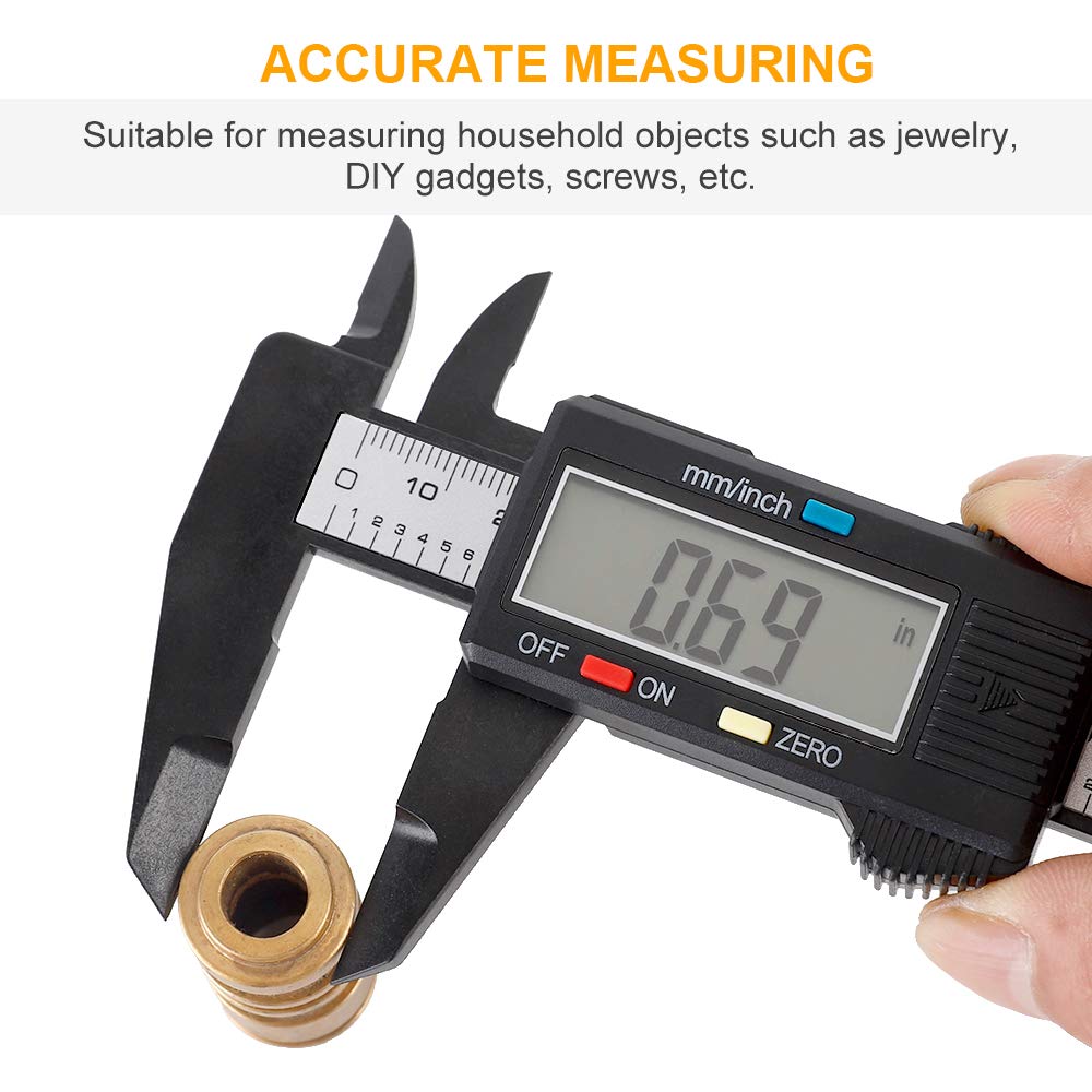 Digital Caliper, Sangabery 0-6 Inch Measuring Tool with Large LCD Screen