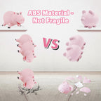 Piggy Bank Unbreakable Cute Pink Pig Money Bank Plastic Saving Coin Bank for Kids Christmas Birthday Toy Gift