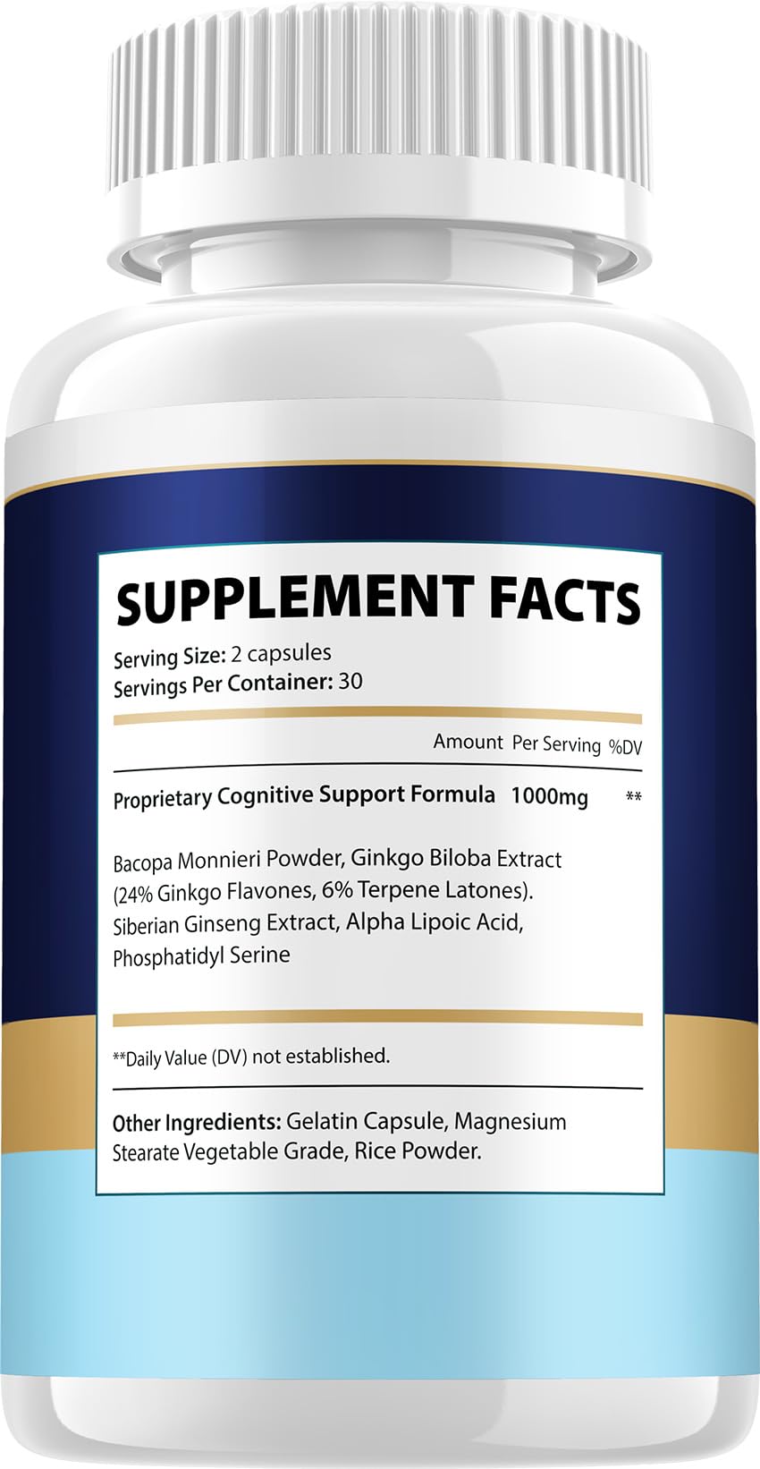 Neuro Sharp Supplement Capsules – Neuro Sharp Natural Blend Formula Focus Memory Support and Reviews (2 Pack – 120 Capsules)
