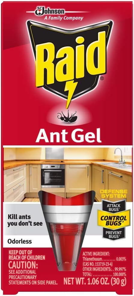Raid Ant Gel, Kills Ants You Don't See 1.06 Ounce (Pack of 2)