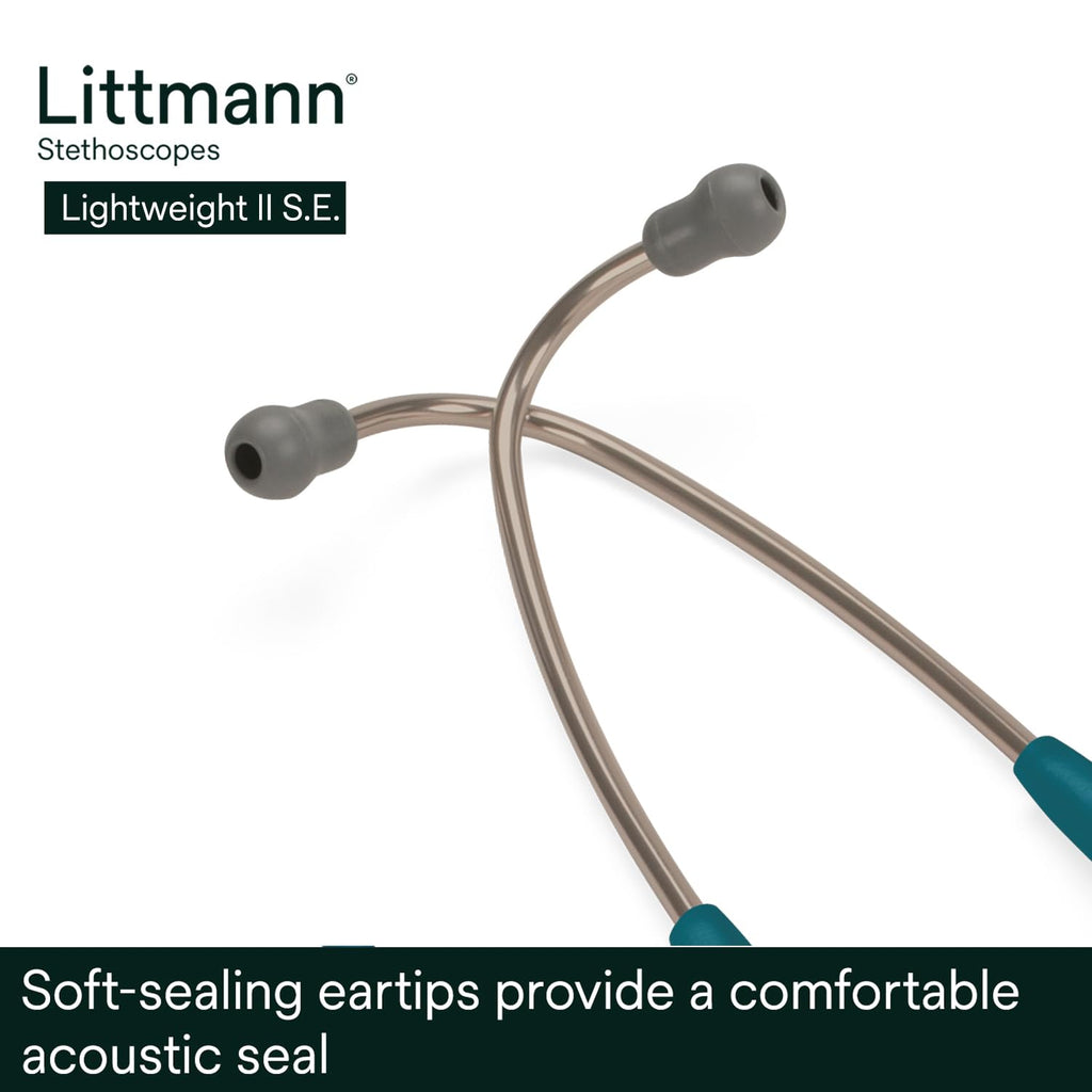 3M Littmann Lightweight II S.E. Stethoscope, 2452, 28" Caribbean Blue Tube