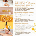 GiGi Hard Wax Beads, Golden Honee All Purpose Hair Removal Wax, no strip needed, 14 oz