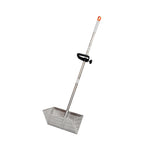 LTSEAME Sand Flea Rake, Detachable Long Handle Sand Sifter for The Beach, The Shark Tooth Screen Comes with a 16in Wide Drain Screen