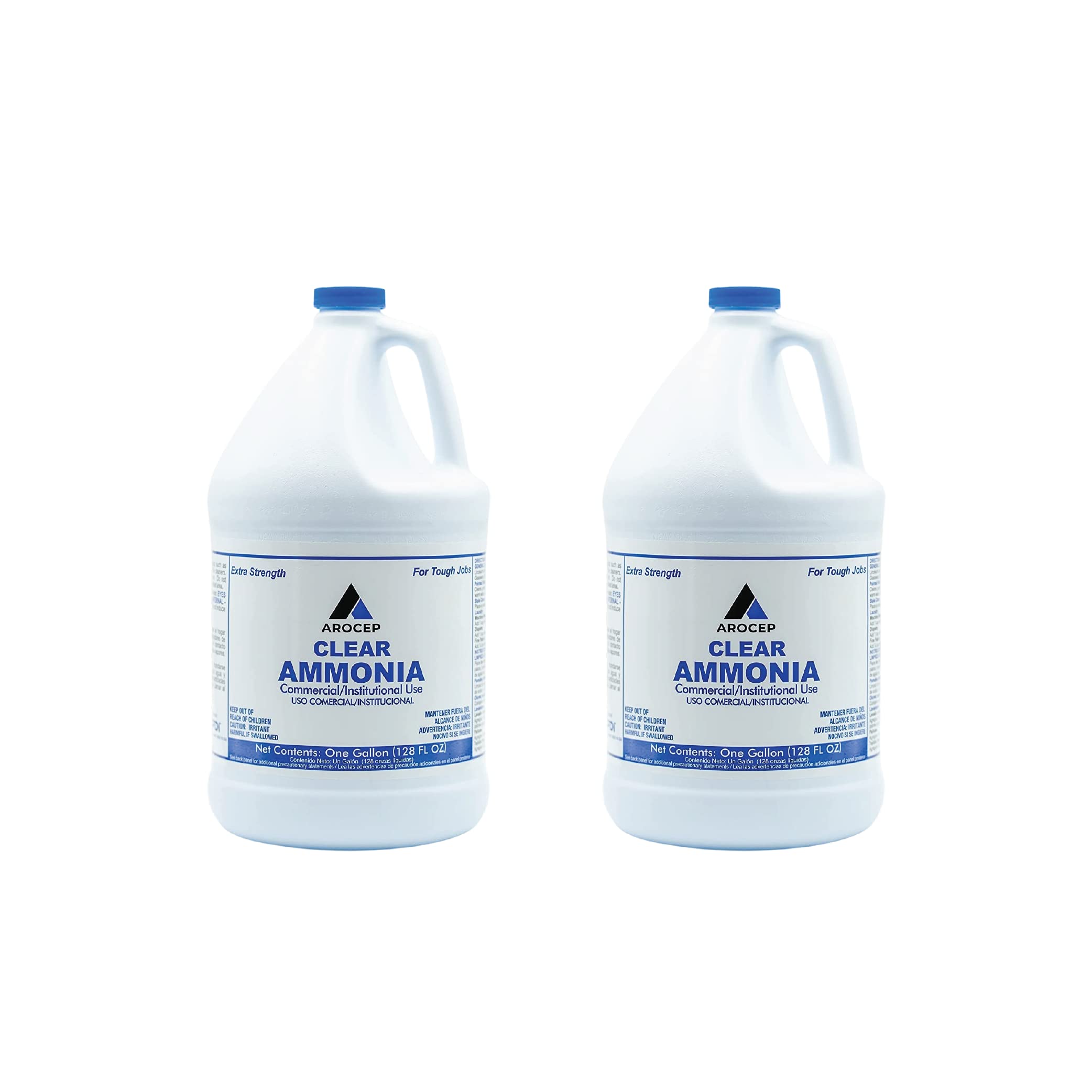 CPDI Clear Ammonia Cleaner Liquid, 2 Gallon, Multipurpose, Multi-Surface Cleaning Solution Removes Grease, Hard Water Stains, and Odors, Kitchen and Bathroom Use