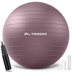 Trideer Exercise Ball Yoga Ball ��� Office Seating & Balance Ball Chair, Stability Ball for Pilates, Physical Therapy,Core Training & Balance Improvement & Stretching