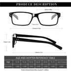 NORPERWIS Reading Glasses 6 Pairs Quality Readers Spring Hinge Glasses for Reading for Men and Women (6 Pack Mix Color -3, 2.00)