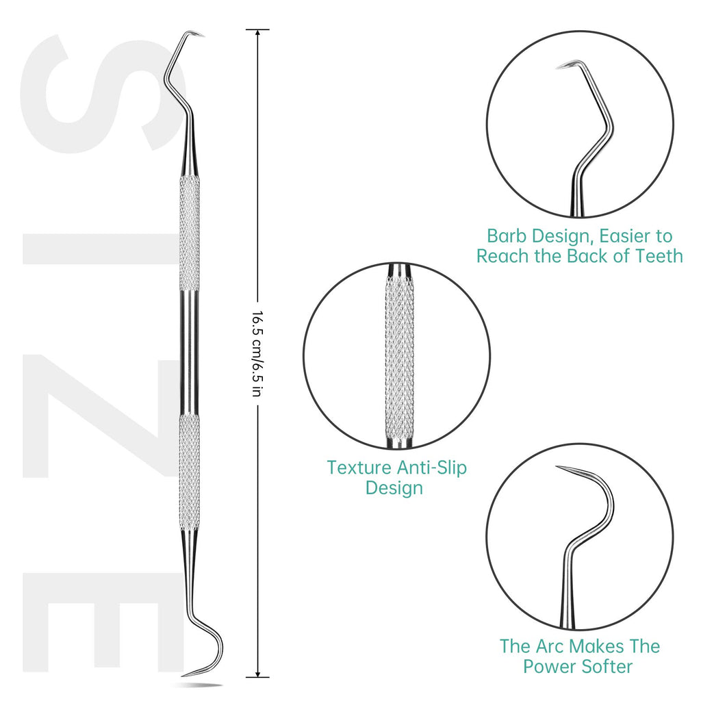 Professional Dental Scraper Tool - Dentist Pick, Medical Stainless Steel, Dental Tarter Scraper for Tooth Stains Remover, Dentist Home Use Tools