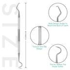 Professional Dental Scraper Tool - Dentist Pick, Medical Stainless Steel, Dental Tarter Scraper for Tooth Stains Remover, Dentist Home Use Tools