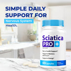 (2 Pack) Sciatica Pro Plus Capsules - Sciatica Pro+ Capsule Support Advanced Formula, SciaticaPro Plus Pills All Natural Vitamin Premium for Welness & Overall Health, 120 Capsules for 2 Months