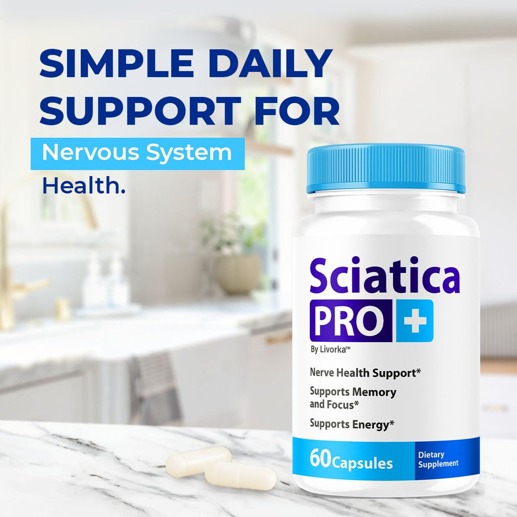 (3 Pack) Sciatica Pro Plus Capsules - Sciatica Pro+ Capsule Support Advanced Formula, SciaticaPro Plus Pills All Natural Vitamin Premium for Welness & Overall Health, 180 Capsules for 3 Months