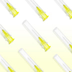 30 Gauge 1/2 Inch Disposable Needles with Caps - Luer Lock Lab Dispensing Accessories Individually Wrapped, Box of 50