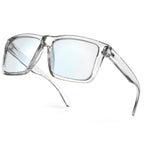 MAXJULI Blue Light Glasses XXL Size Double Extra Large Z87 for Big Wide Heads Men 8228 (Clear)